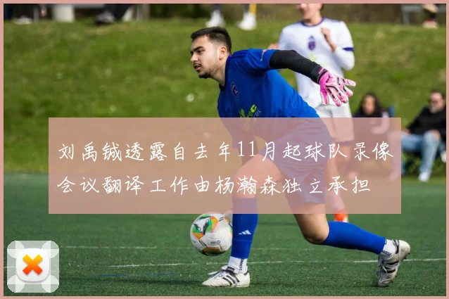 刘禹铖透露自去年11月起球队录像会议翻译工作由杨瀚森独立承担